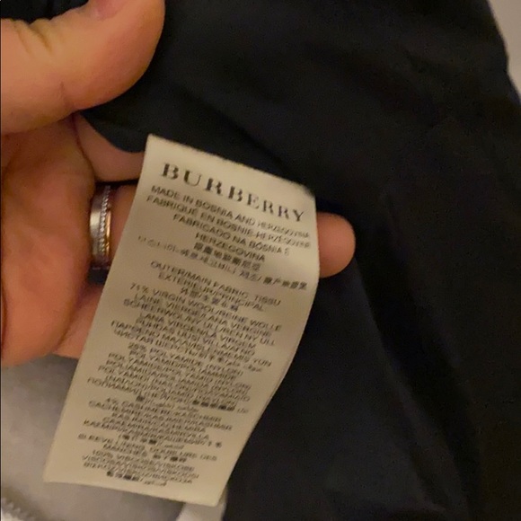 Burberry navy jacket - Picture 6 of 8
